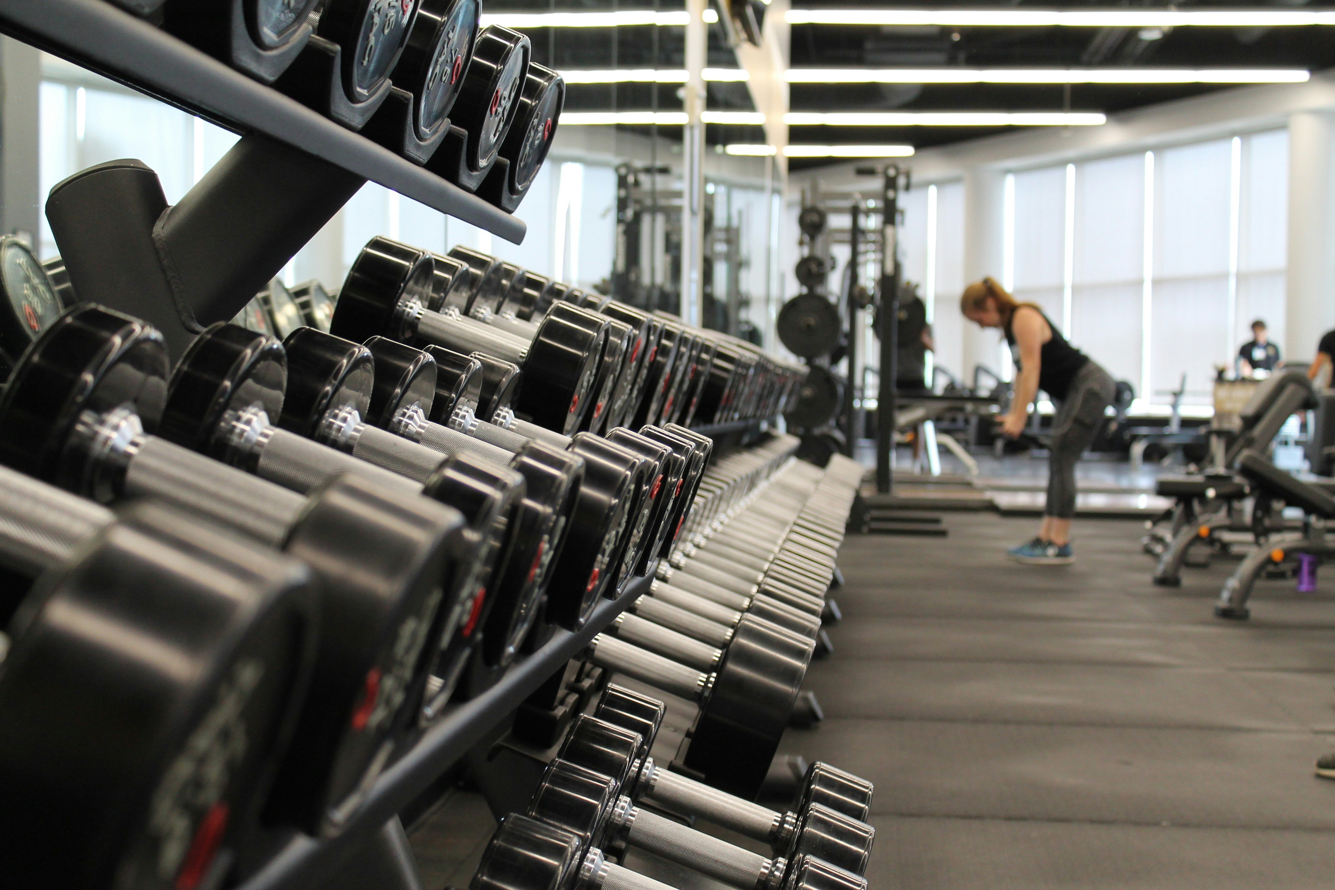 Strength equipment ready for a workout