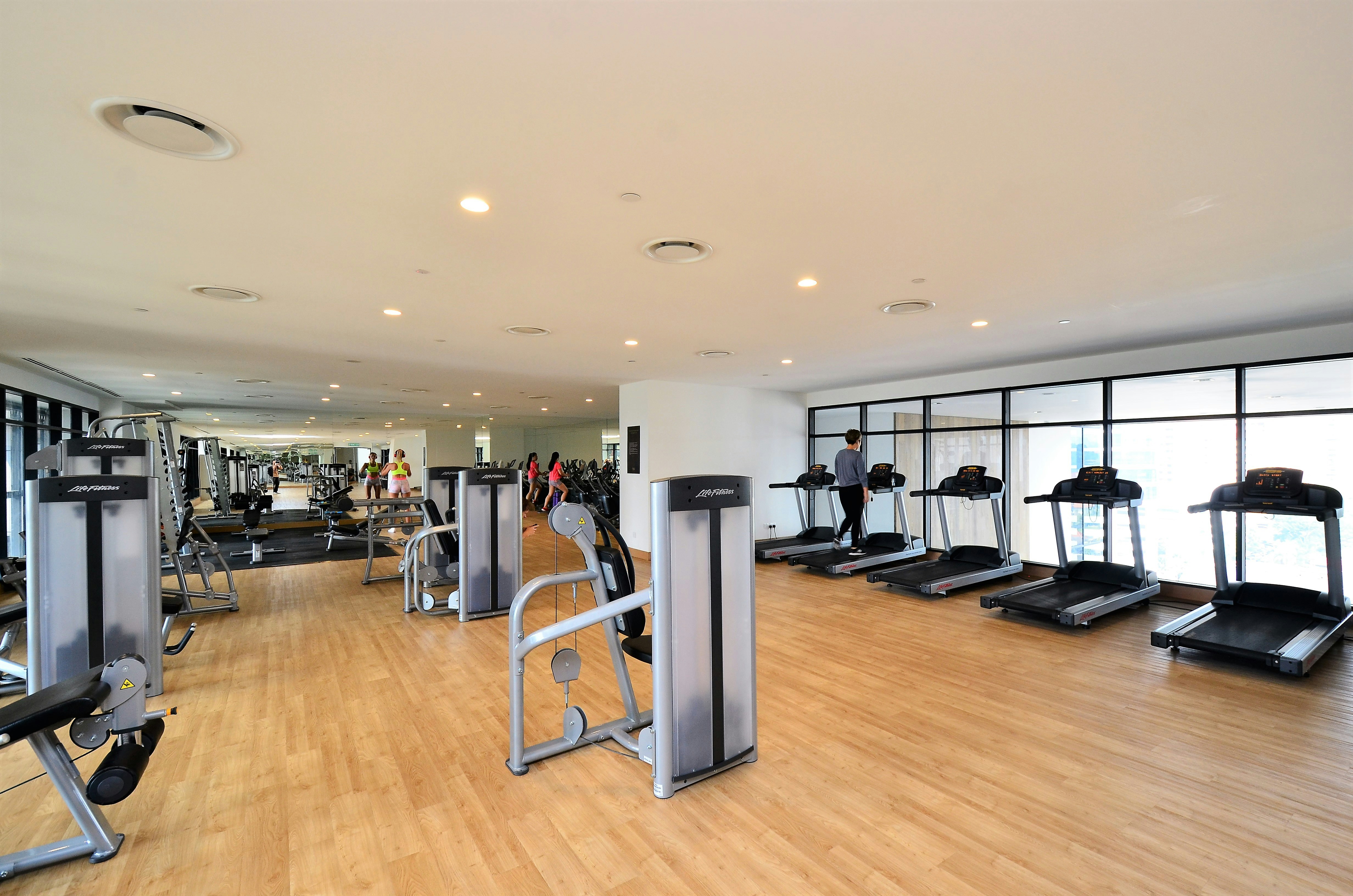 Open gym training area